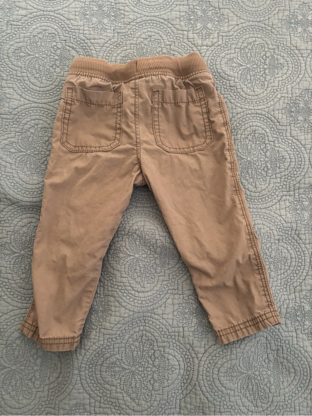 Carters Baby Tan Stretch Twill Jogger Pants - Unbranded